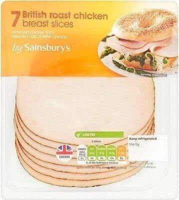 British Roast Chicken Breast Slices