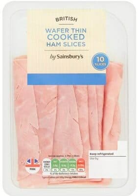 British Wafer Thin Cooked Ham Slices