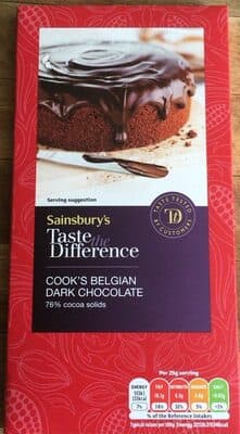 Cooks Belgian dark chocolate