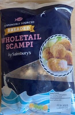 Breaded Wholetail Scampi