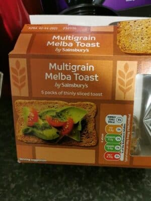Multigrain Melba toast