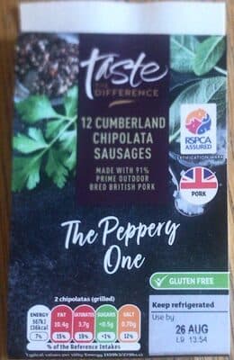 Cumberland Chipolatas The Peppery One