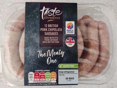 British Pork Chipolata Sausages