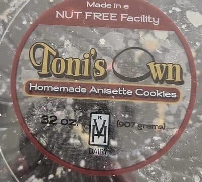 Anisette cookies