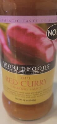 Thai Red Curry cooking sauce