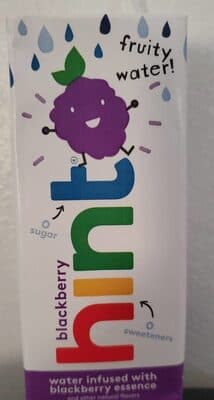 Water Infused With Blackberry Essence