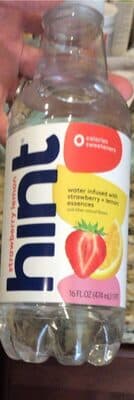 Hint Strawberry Lemon Water