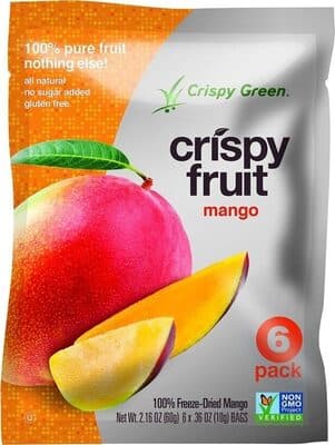 No Sugar Added 100% Freeze-Dried Mango Crispy Fruit