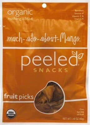 Organic Mango Gently Dried Fruit