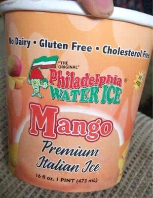 Mango premium Italian ice
