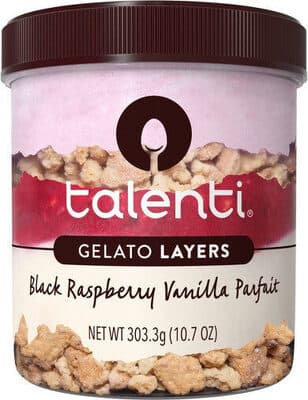 Black Raspberry Vanilla Parfait Gelato Layers