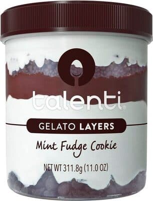 Mint Fudge Cookie Gelato Layers