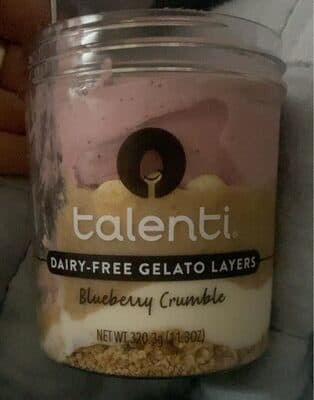Blueberry Crumble Gelato