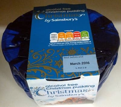 Alcohol Free Christmas Pudding