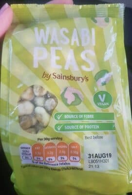 Wasabi peas