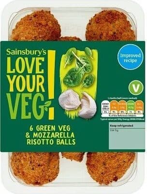 Love Your Veg! Green Veg & Mozzarella Risotto Balls