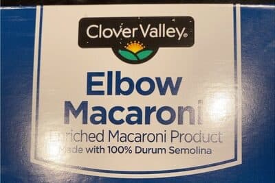 ENRICHED MACARONI PRODUCT, ELBOW MACARONI