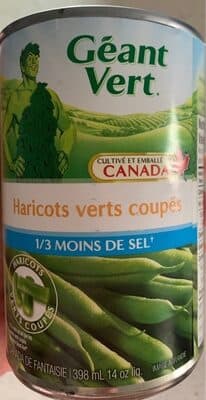 Haricots verts coups