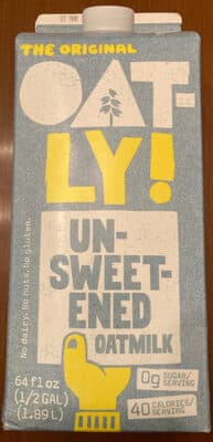 Un-Sweetened Oat Milk