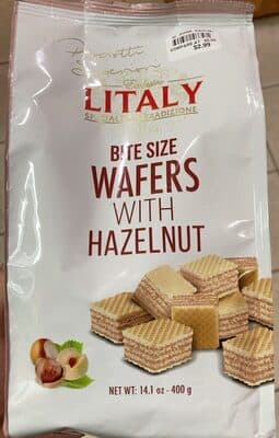 Bite Size Wafers With Hazelnut
