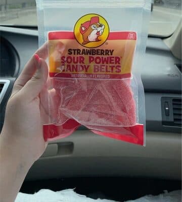 Strawberry Sour Power Candy Belts