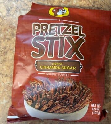 Pretzel stix churro cinnamon sugar