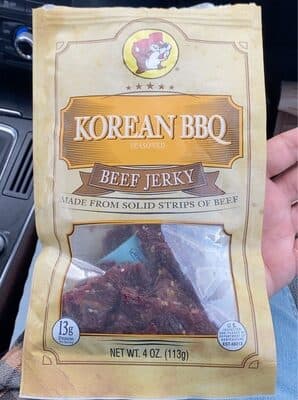 Korean BBQ Beef Jerky