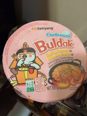 Carbonara Buldak Spicy Ramen