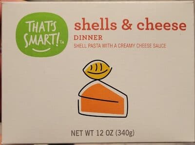 Shells & Cheese Dinner With A Creamy Cheese Sauce