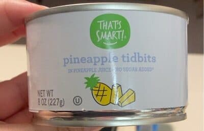 Pineapple Tidbits In Pineapple Juice