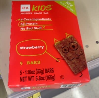 Strawberry Protein Snack Bar