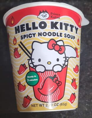 Hello Kitty Spicy Noodle Soup