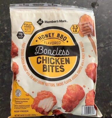 Honey BBQ Flavored Boneless Chicken Bites