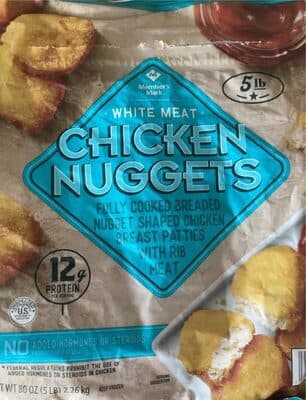 White meat chicken nuggets
