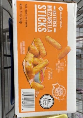 Battered Mozzarella Sticks