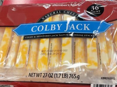 Colby & Monterey Jack Natural Cheese Sticks