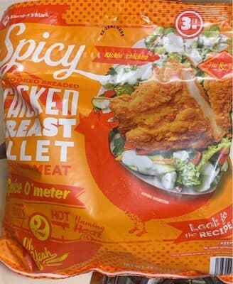 Spicy Chicken Fully Cooked Breaded Breast Fillet With Rib Meat