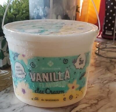 Vanilla Flavored Ice Cream