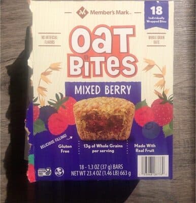 Mixed Berry Oat Bites
