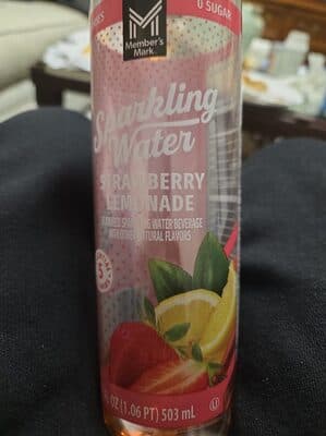 Sparkling Water Strawberry Lemonade