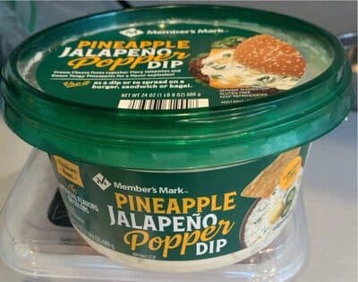 Pineapple Jalapeño Popper Dip