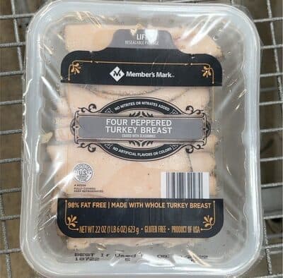 Four Peppered Turkey Breast