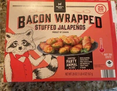 Bacon wrapped stuffed Jalapenos