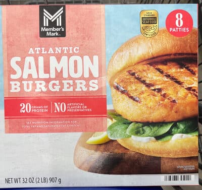 Atlantic Salmon Burgers
