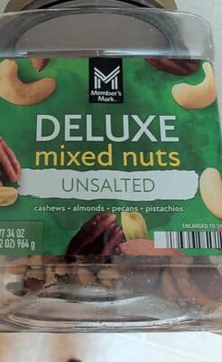 Deluxe Mixed Nuts Unsalted