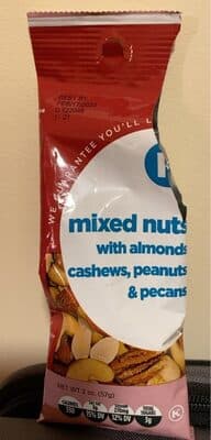 Mixed Nuts with Almonds, Cashews, Peanuts & Pecans