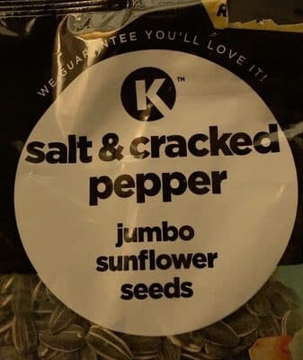 Salt and Cracked Pepper Jumbo Sunflower Seeds