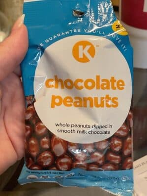 Chocolate Whole Peanuts Dipped In Smooth Milk Chocolate