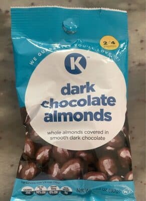 Dark Chocolate Almonds Whole Almonds Covered In Smooth Dark Chocolate