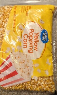 Great value yellow popping cor